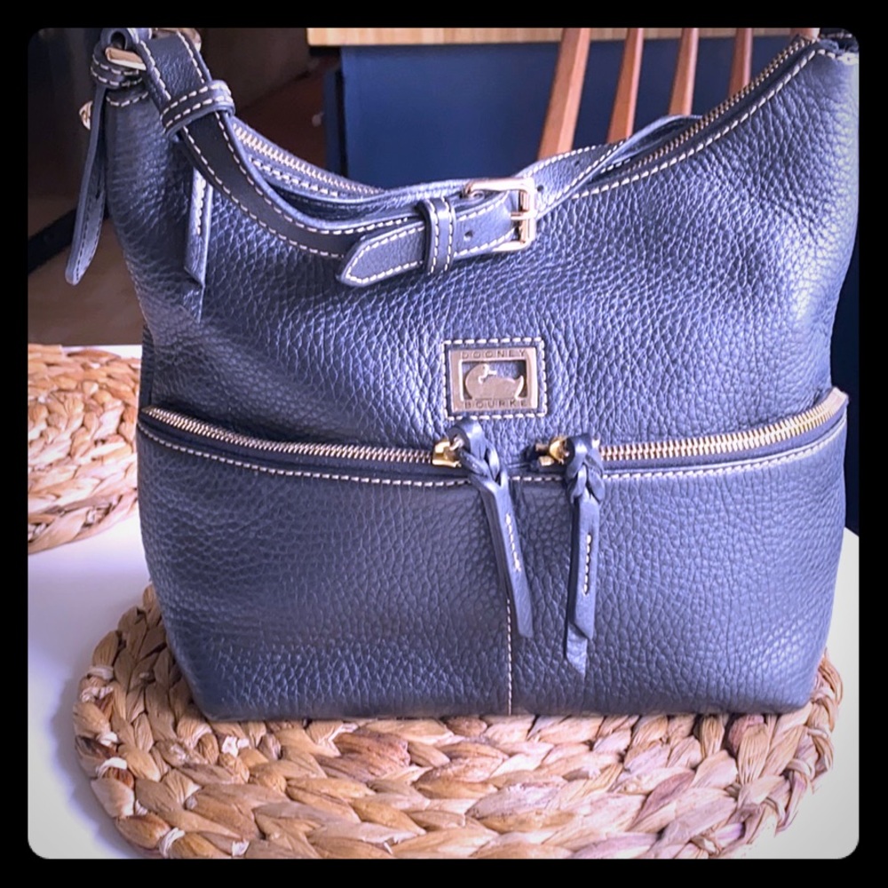 Dooney & Bourke Black Leather Shoulder Bag